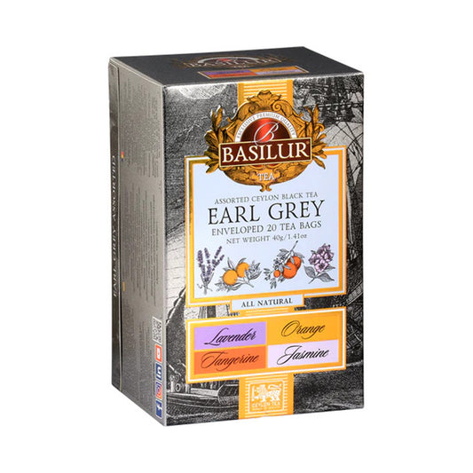 Basilur Earl Grey Collection (40g) 20 bustine di tè