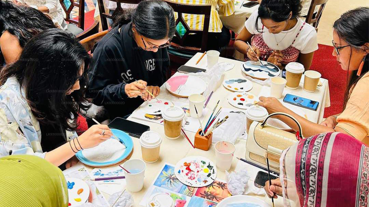 Clay Plate Painting from Colombo