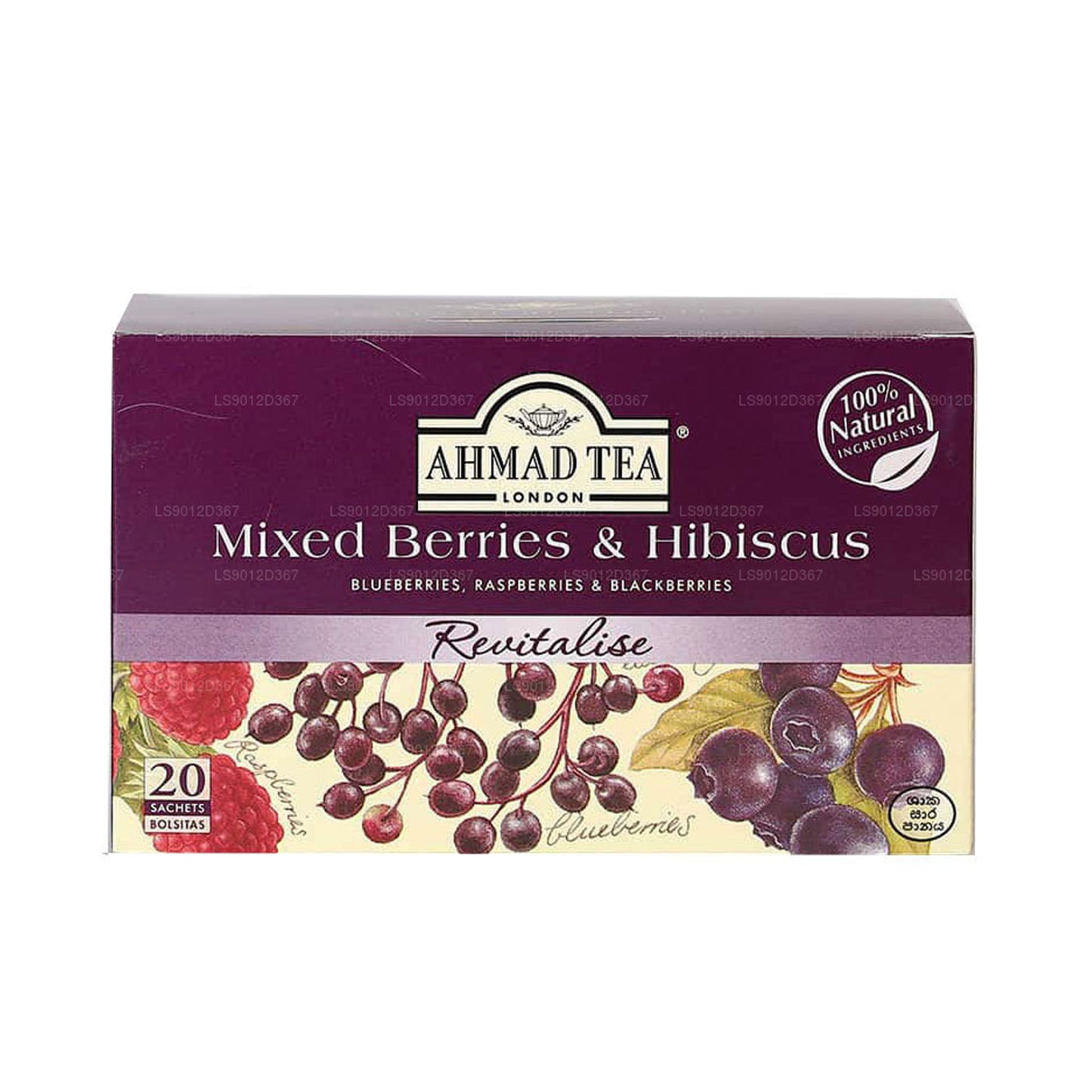 Ahmad Mixed Berry & Hibiscus 20 Foil Tb (40g)