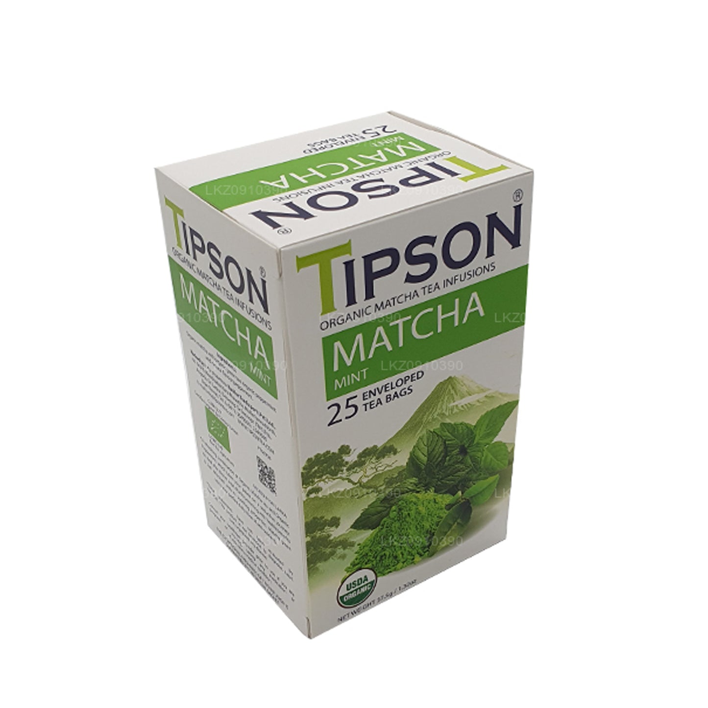 Tipson Tea Matcha e menta biologici (37,5 g)