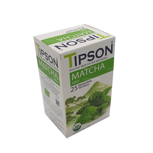 Tipson Tea Matcha e menta biologici (37,5 g)