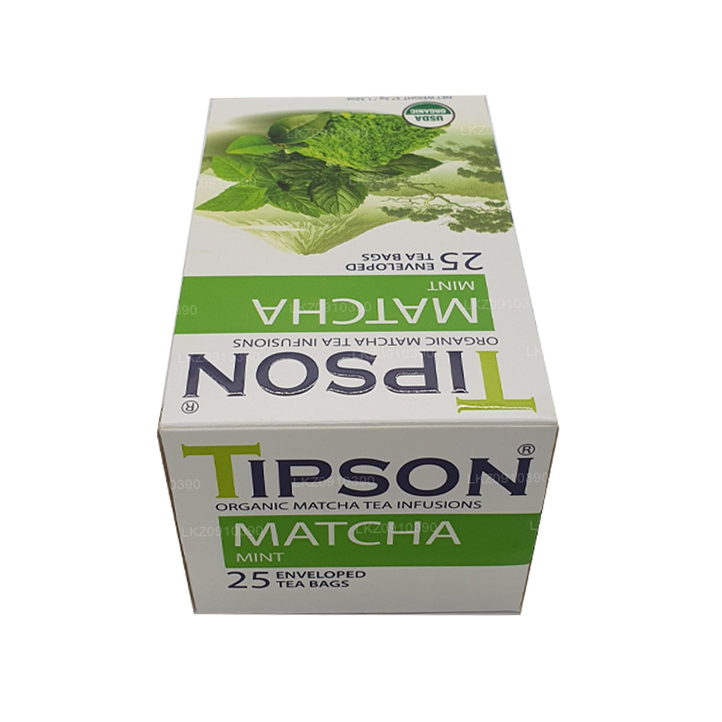 Tipson Tea Matcha e menta biologici (37,5 g)