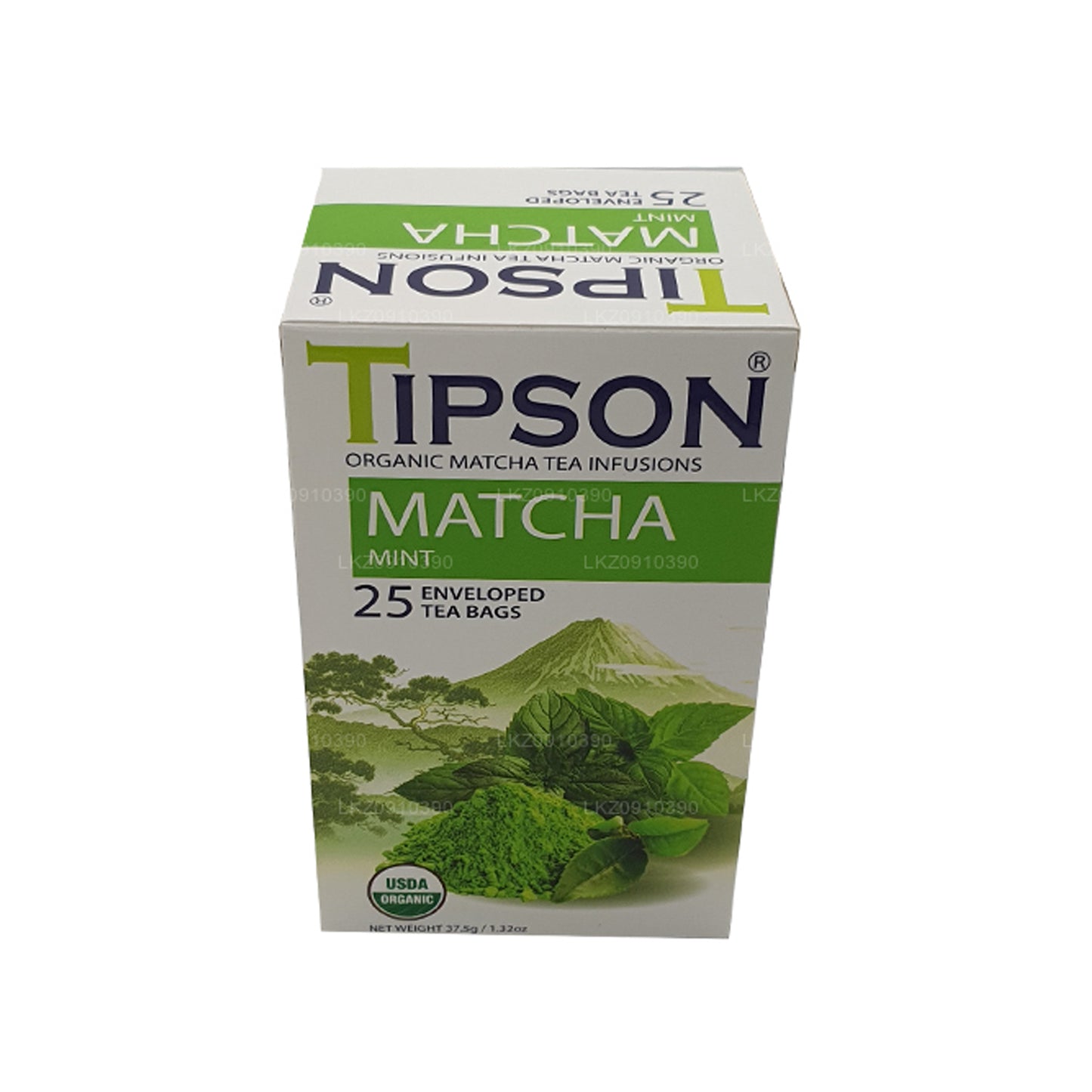 Tipson Tea Matcha e menta biologici (37,5 g)