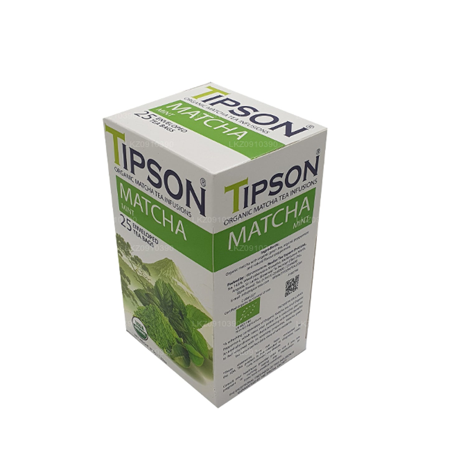 Tipson Tea Matcha e menta biologici (37,5 g)