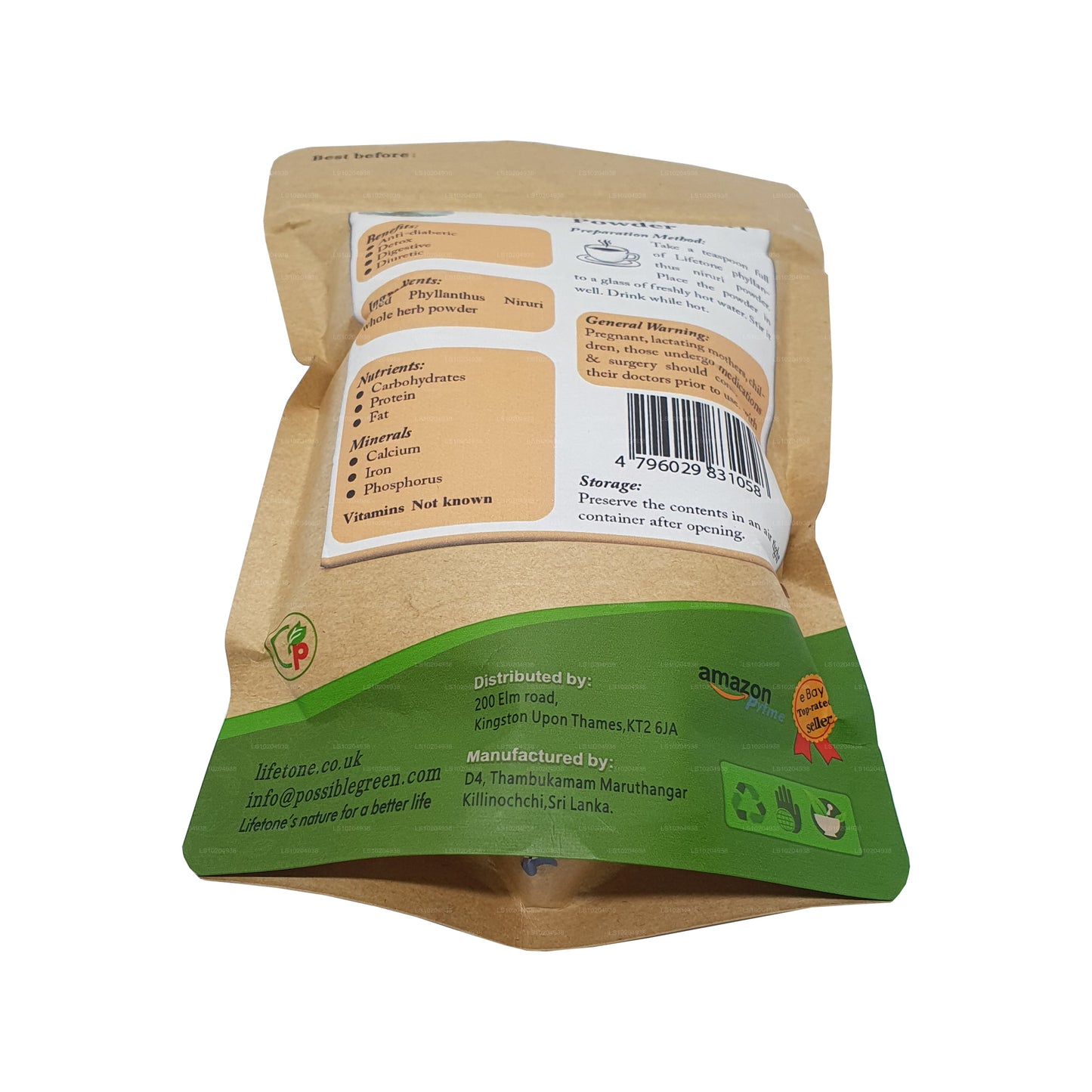 Lifetone Phylanthus Niruri in polvere (100g)