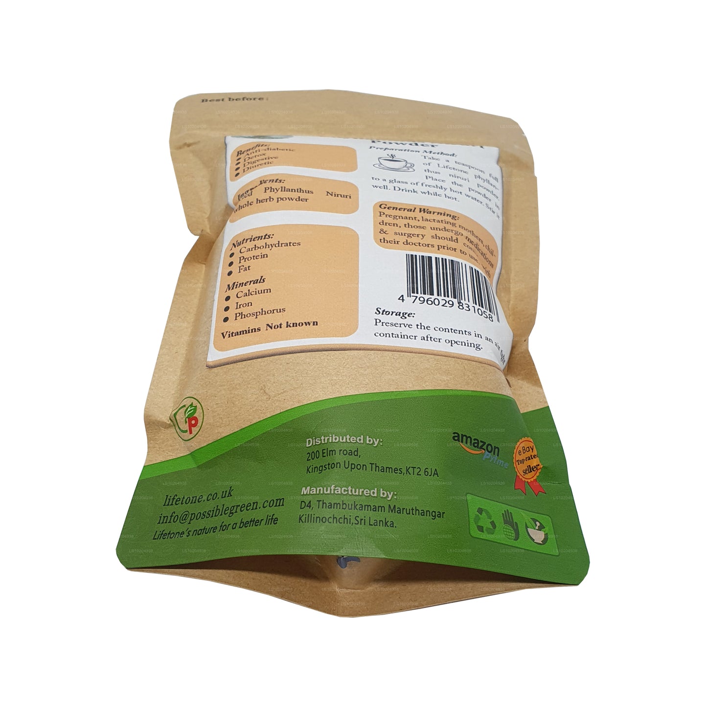 Lifetone Phylanthus Niruri in polvere (100g)