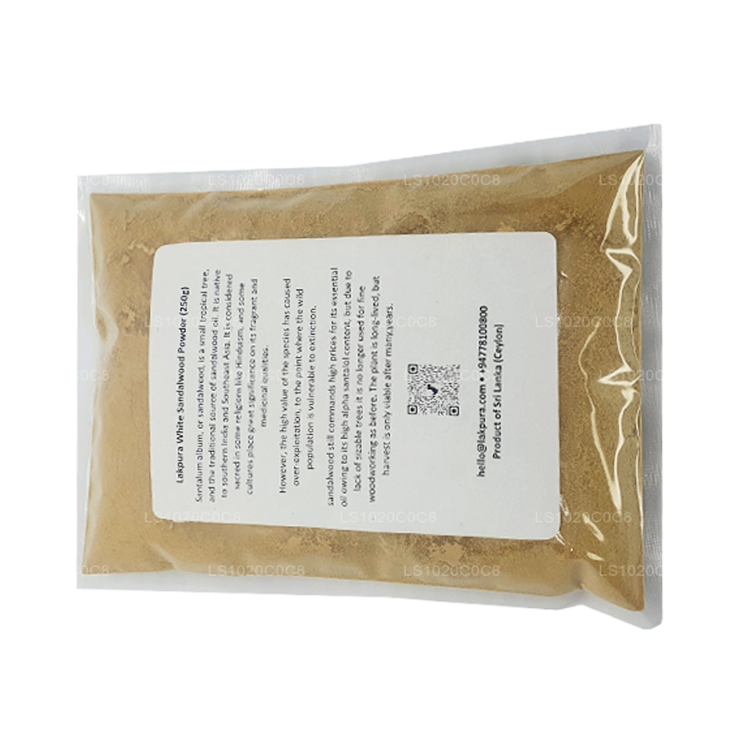 Lakpura White Sandalo in polvere (100g)