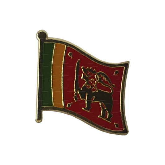 Sri Lankan National Flag Lapel Pin (Design D) (1cm X 1cm)