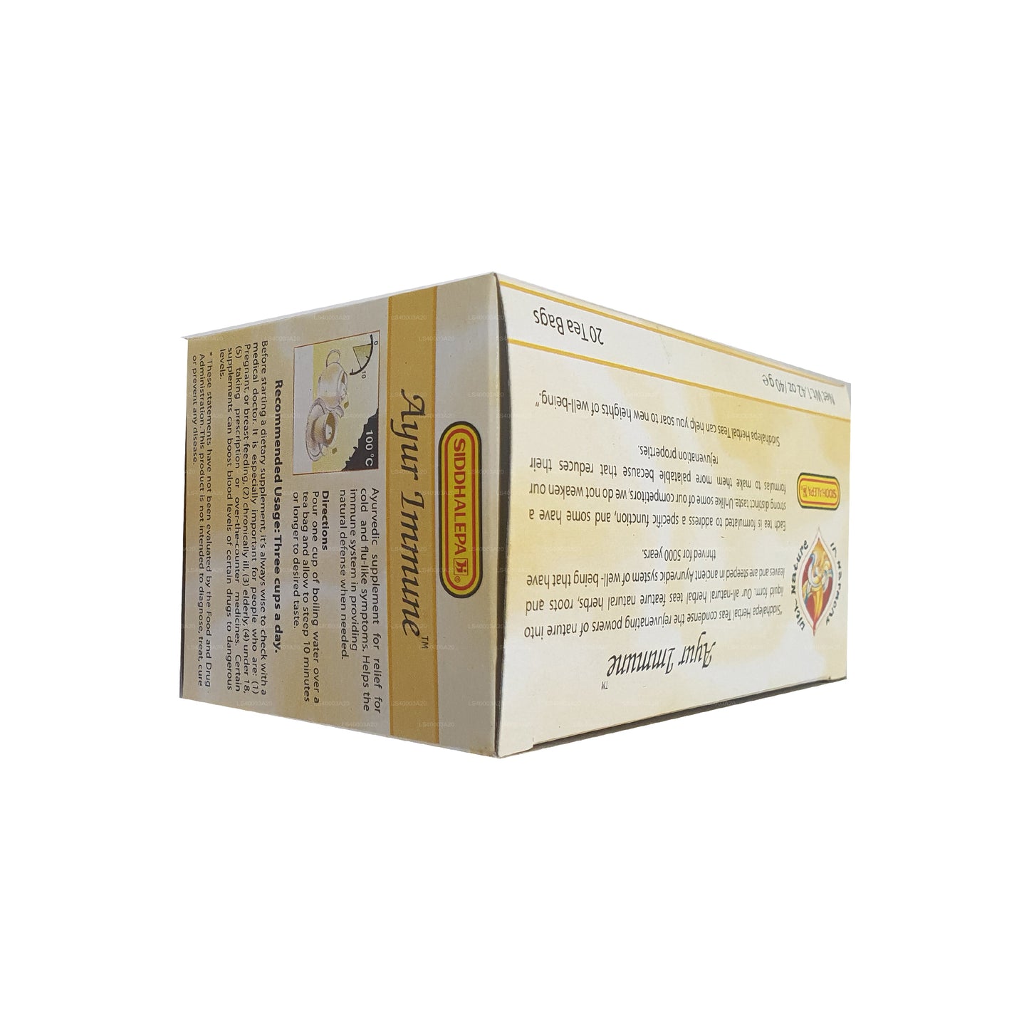 Tè immunitario Siddhalepa Ayur (40g)