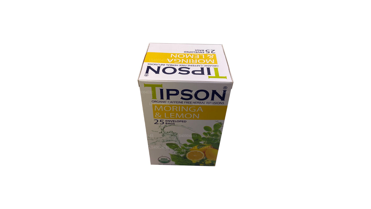 Tipson Moringa e tè al limone (37,5 g) 25 bustine di tè