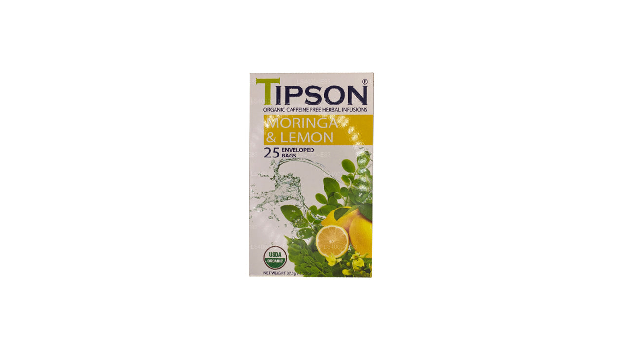 Tipson Moringa e tè al limone (37,5 g) 25 bustine di tè