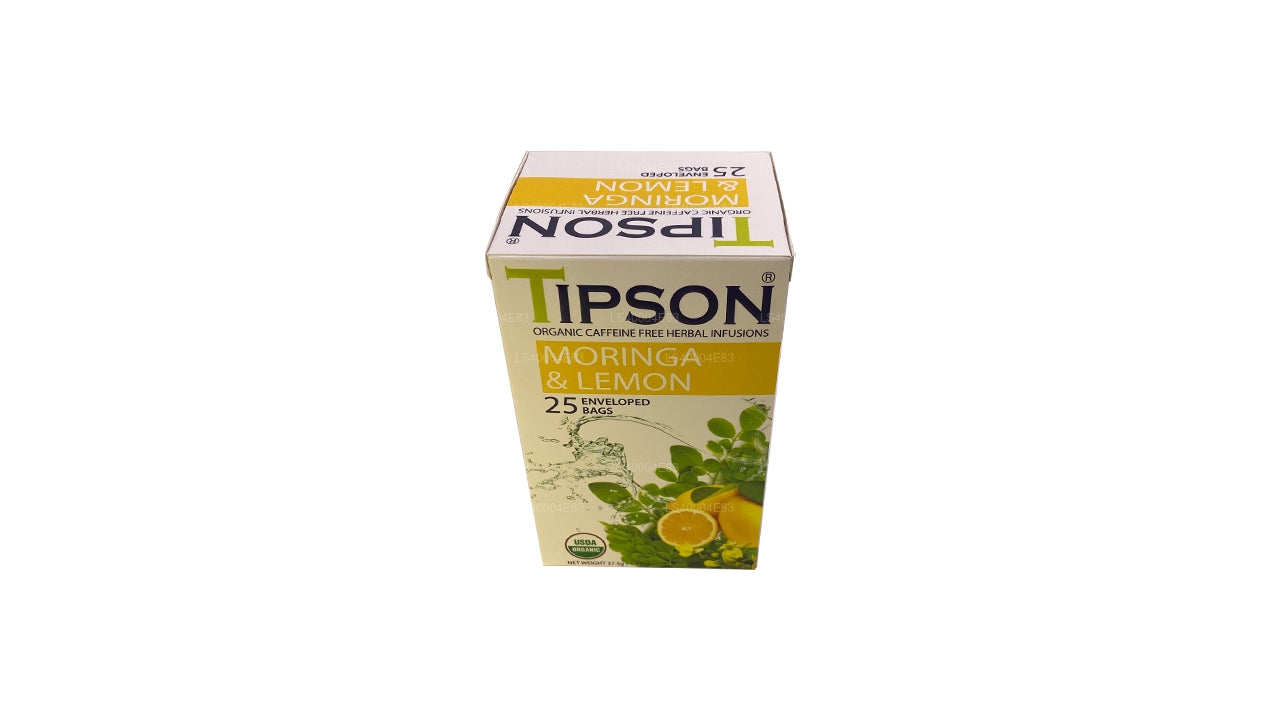 Tipson Moringa e tè al limone (37,5 g) 25 bustine di tè