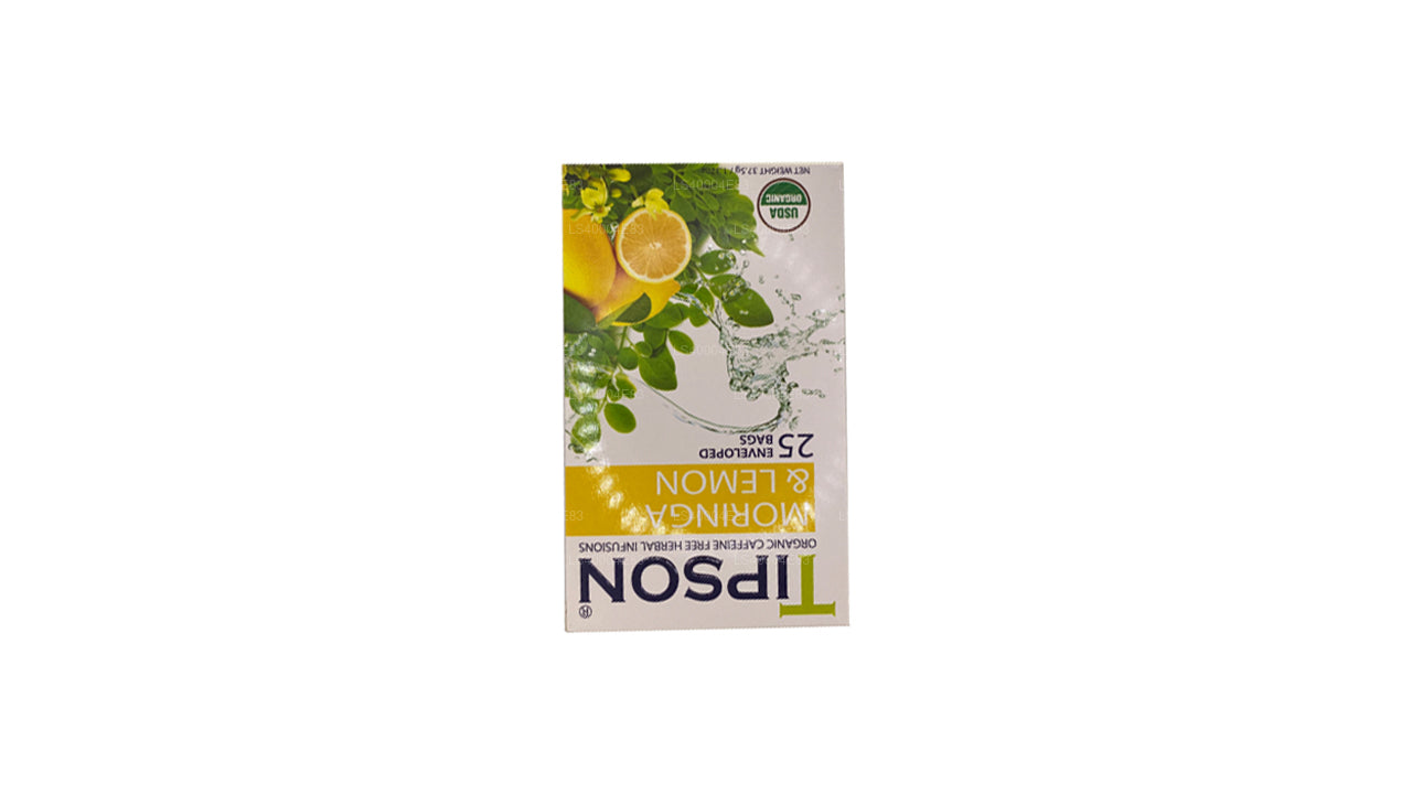 Tipson Moringa e tè al limone (37,5 g) 25 bustine di tè