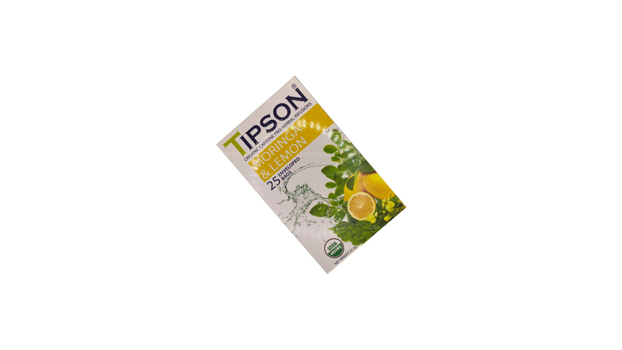 Tipson Moringa e tè al limone (37,5 g) 25 bustine di tè