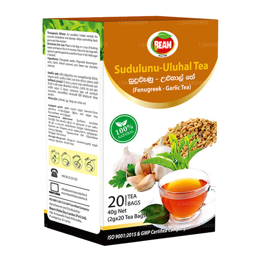 Beam Fenugreek — Tè all'aglio (40 g) 20 bustine di tè