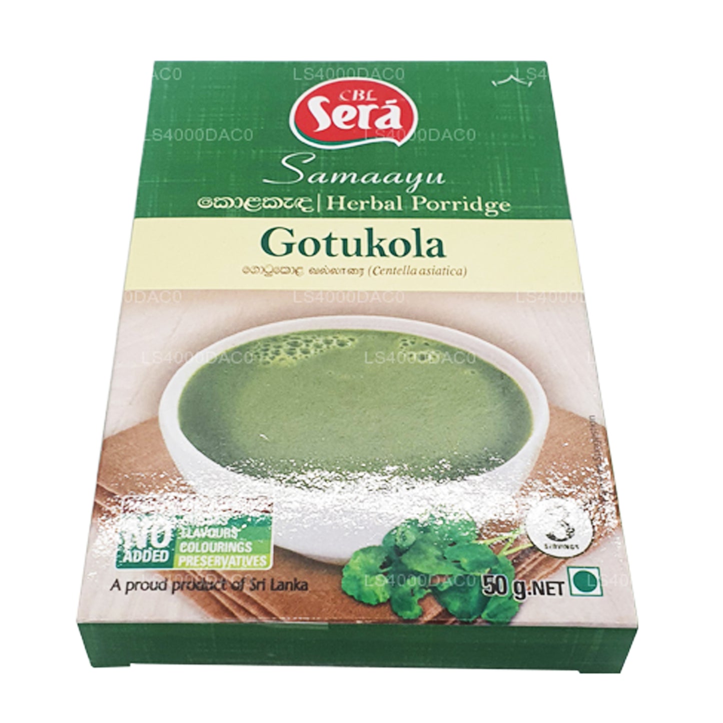 Porridge alle erbe Sera Gotukola (50g)