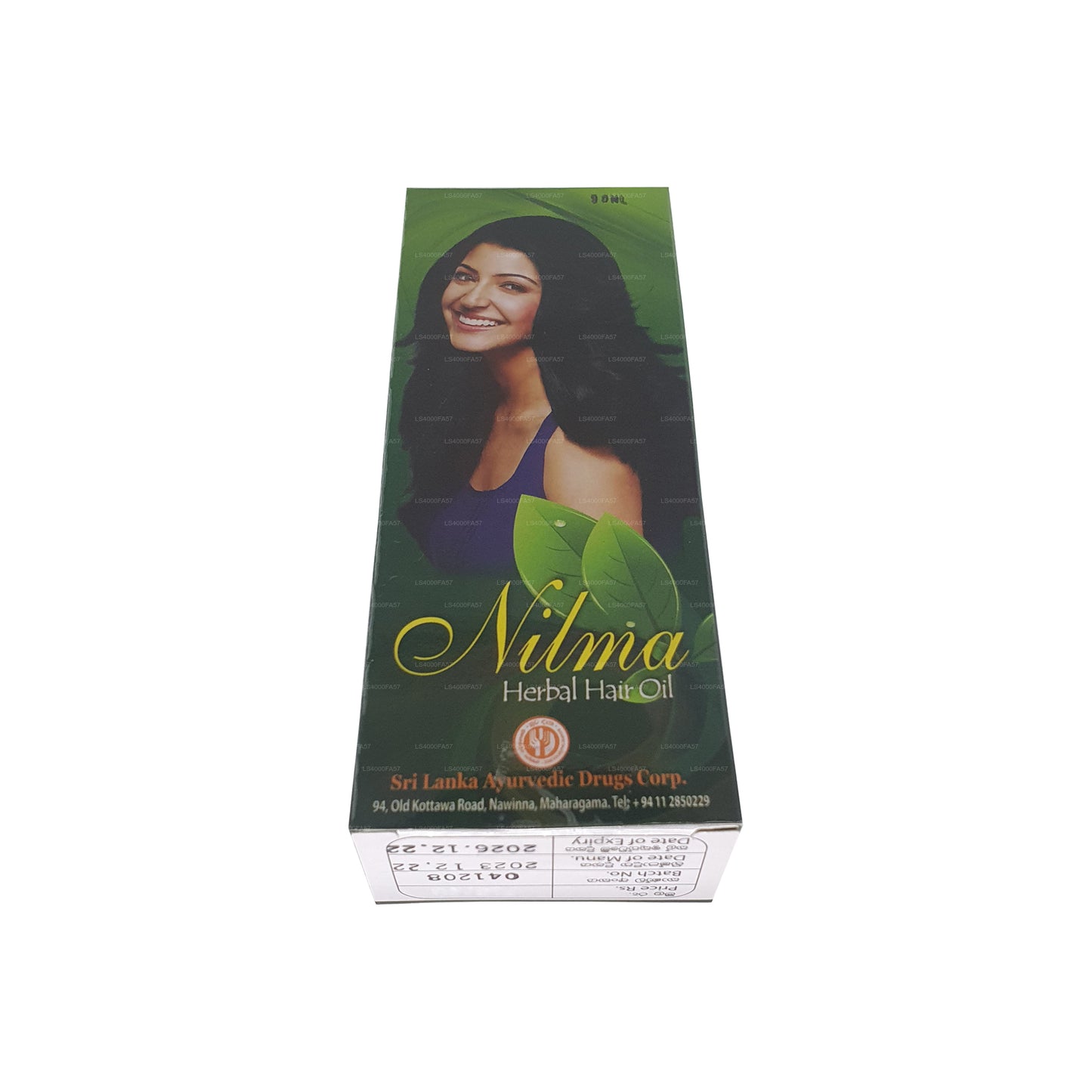 Olio per capelli alle erbe SLADC Nilma (90ml)