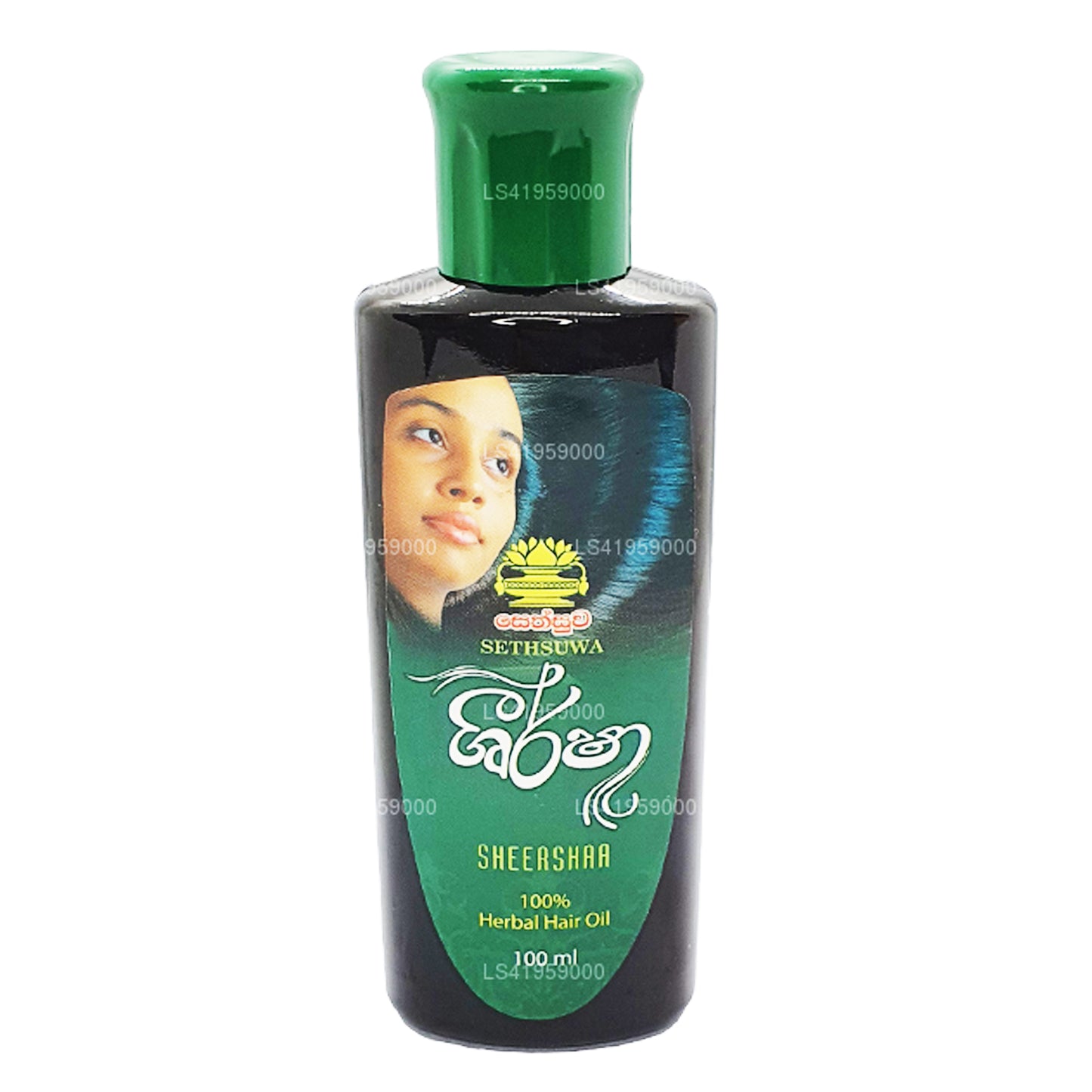 Olio per capelli alle erbe Sethsuwa Sheersha (100ml)