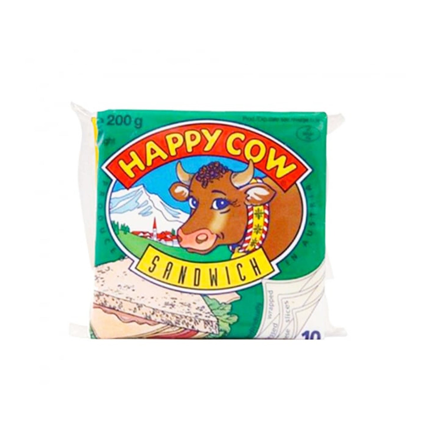 Panino con fette di formaggio Happy Cow (200g)