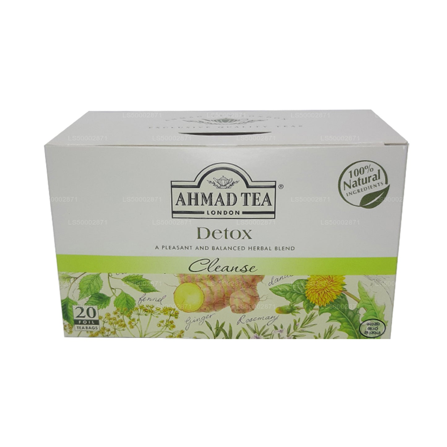 Ahmad Tea Detox Cleanse (20 bustine di tè)