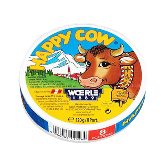 Porzione rotonda di formaggio Happy Cow (120g)