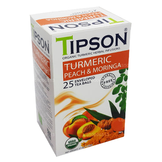 Tipson Tea Curcuma biologica, pesca e moringa (37,5 g)