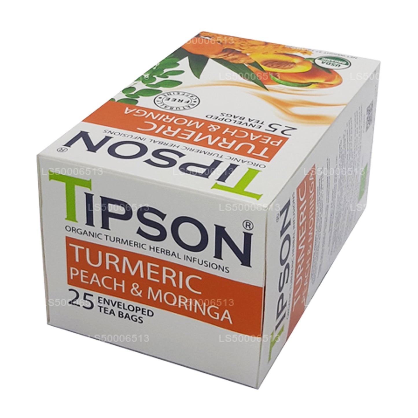 Tipson Tea Curcuma biologica, pesca e moringa (37,5 g)