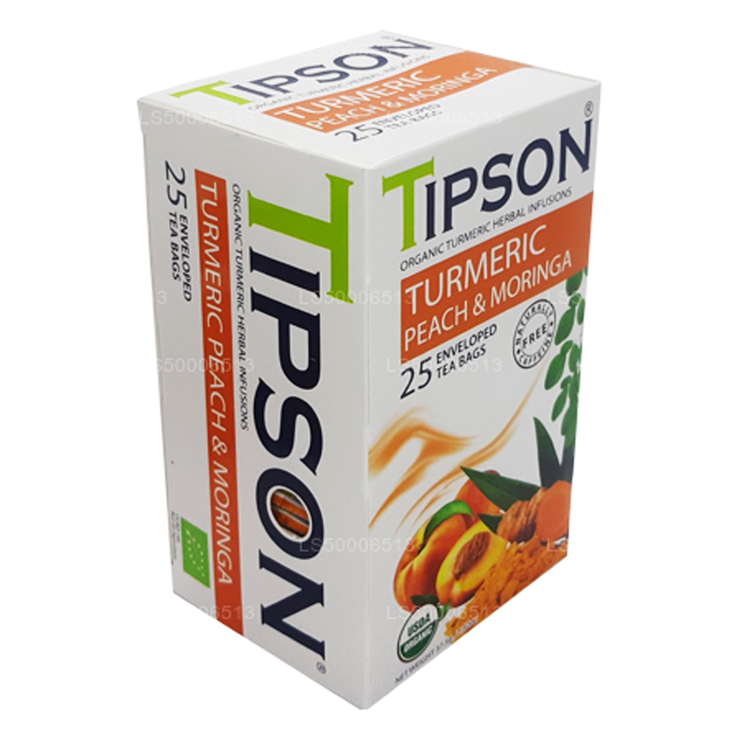 Tipson Tea Curcuma biologica, pesca e moringa (37,5 g)