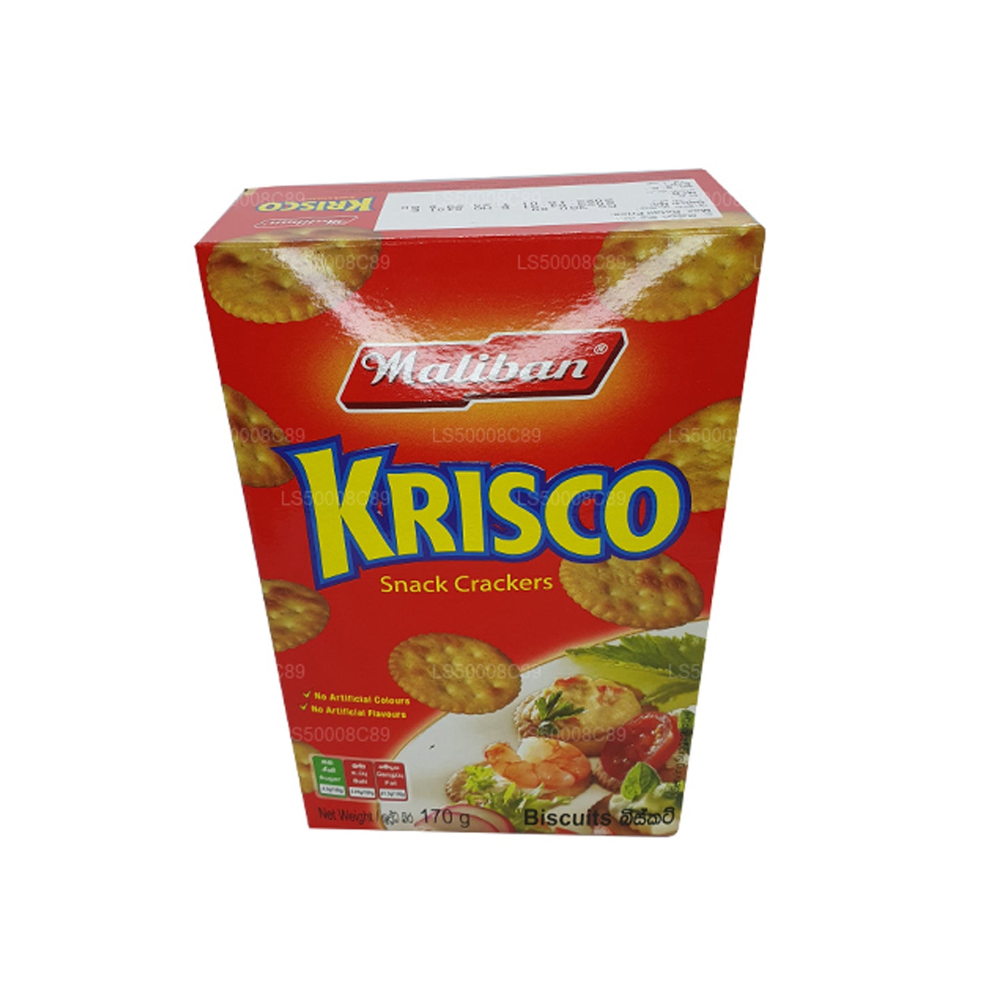 Biscotti Maliban Krisco Snack Crackers (170 g)