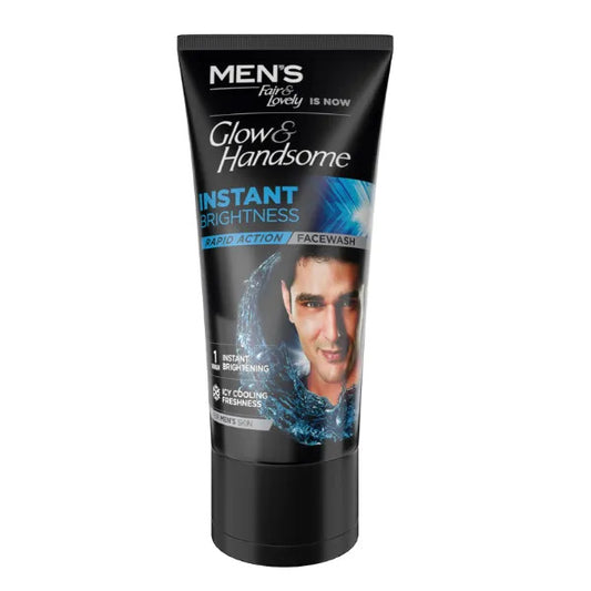 Glow And Handsome, detergente viso da uomo Instant Fairness, 50 g