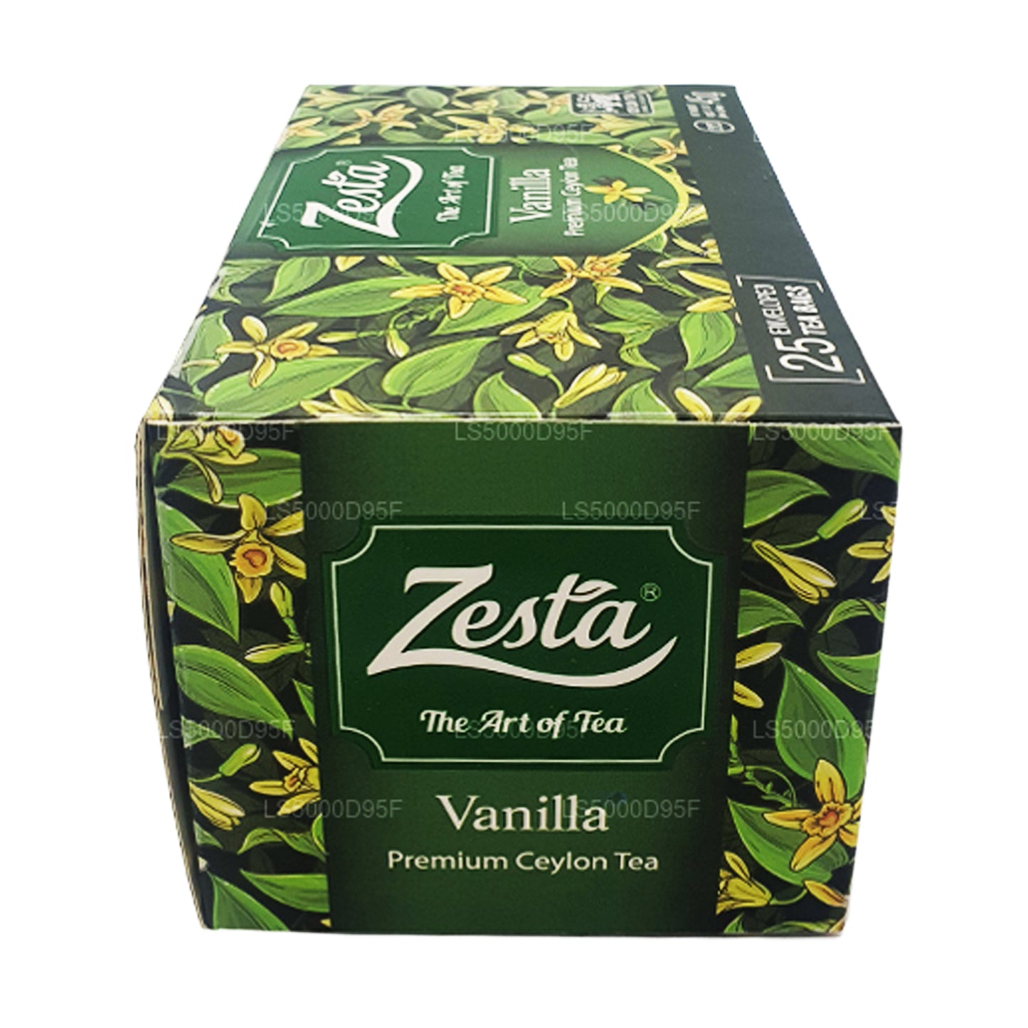 Tè nero alla vaniglia Zesta (45 g) 25 bustine di tè