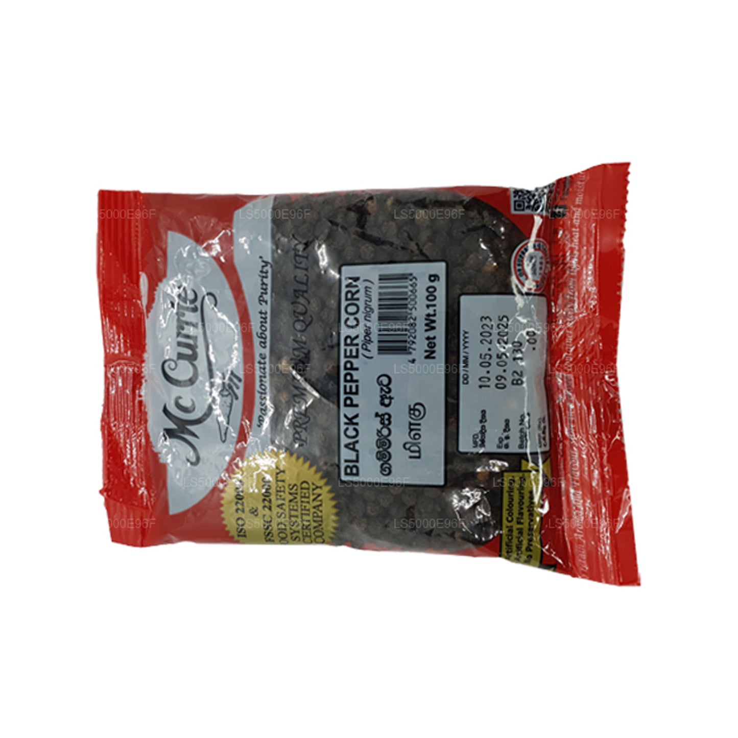 Mais al pepe nero Mc Currie (100g)