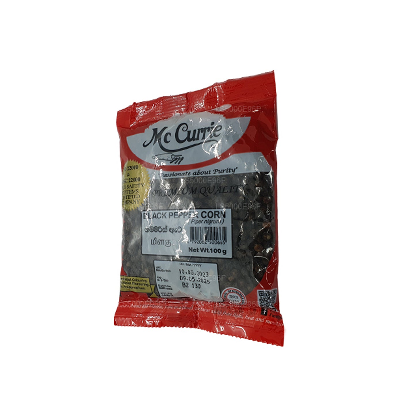 Mais al pepe nero Mc Currie (100g)