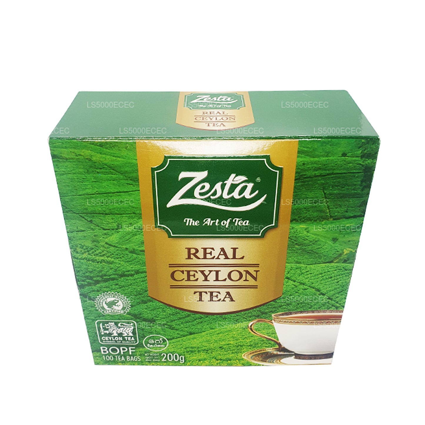 Zesta Real Ceylon Tea (200g) 100 bustine di tè