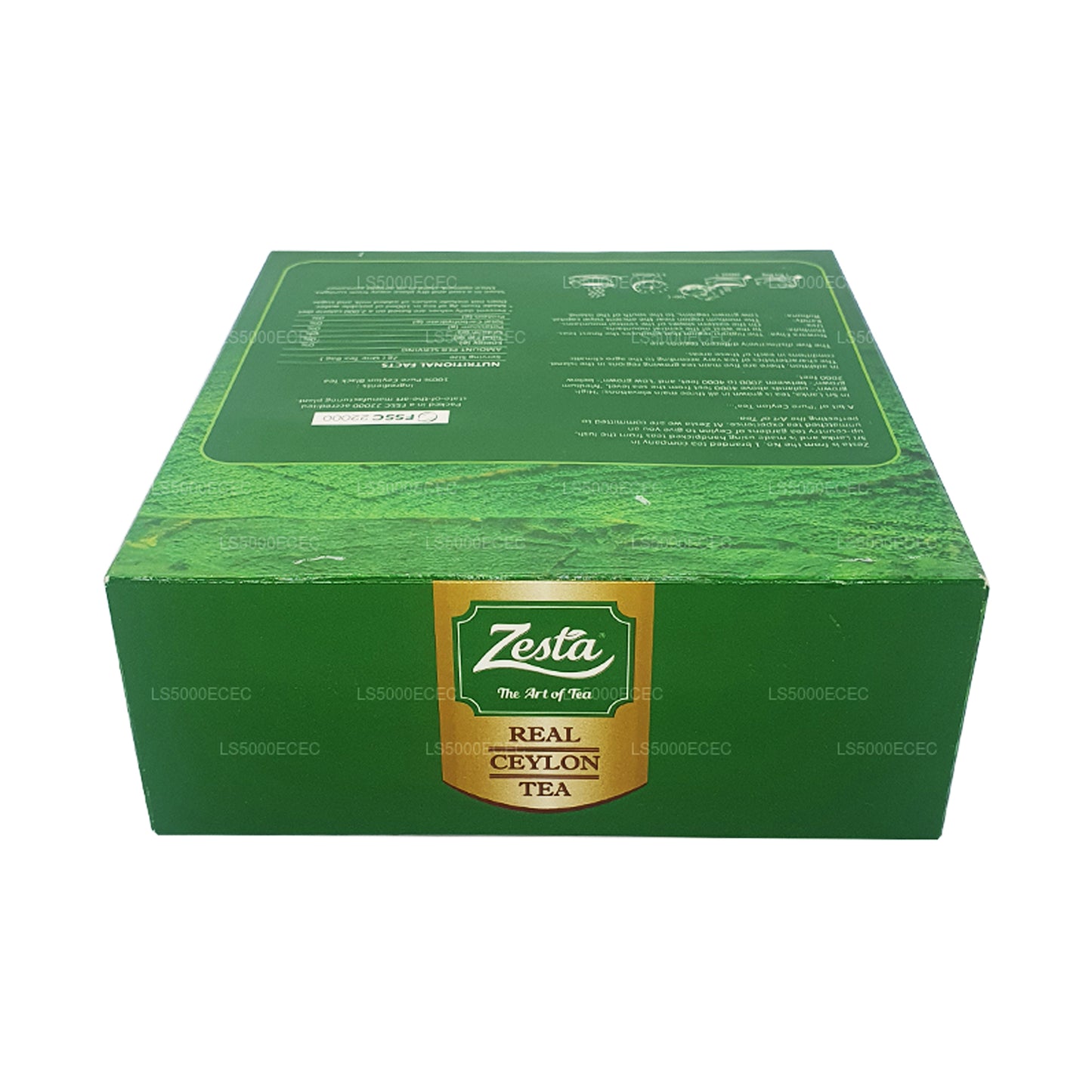 Zesta Real Ceylon Tea (200g) 100 bustine di tè