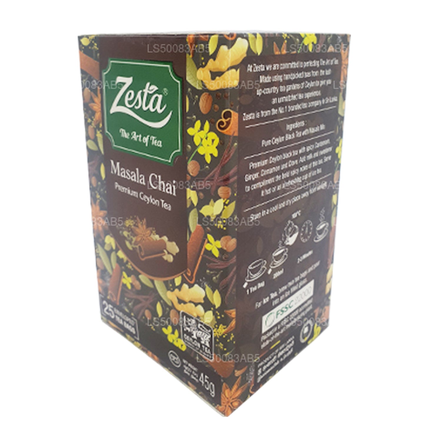 Zesta Masala Chai (45 g) 25 bustine di tè