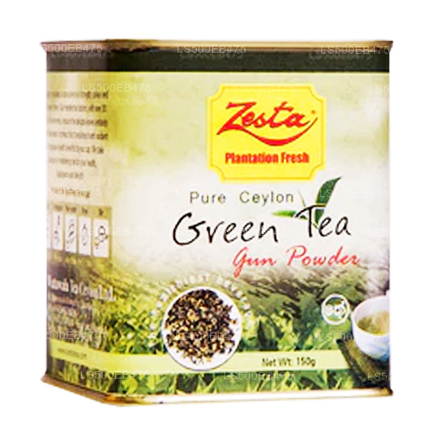 Zesta Green Tea Gun in polvere (150g)