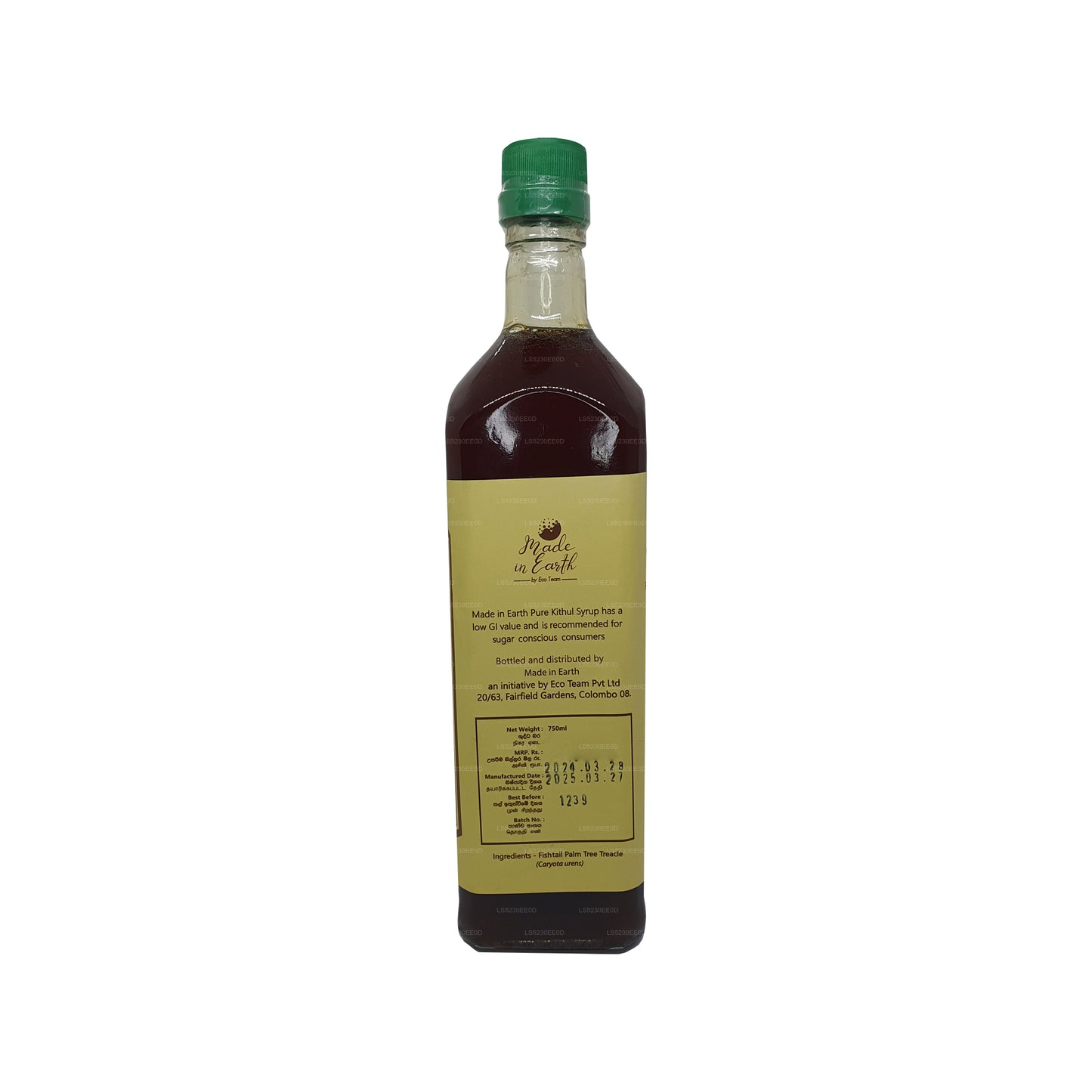 Melassa Kithul naturale pura prodotta in terra (375 ml)