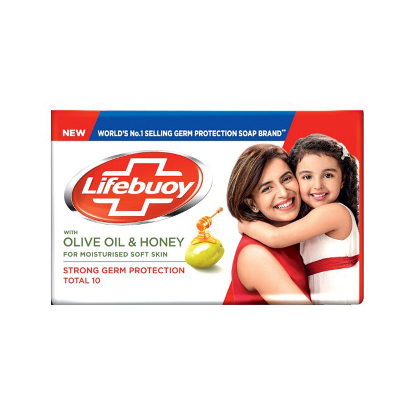 Sapone Lifebuoy Total 10 con olio d'oliva e miele (100g)