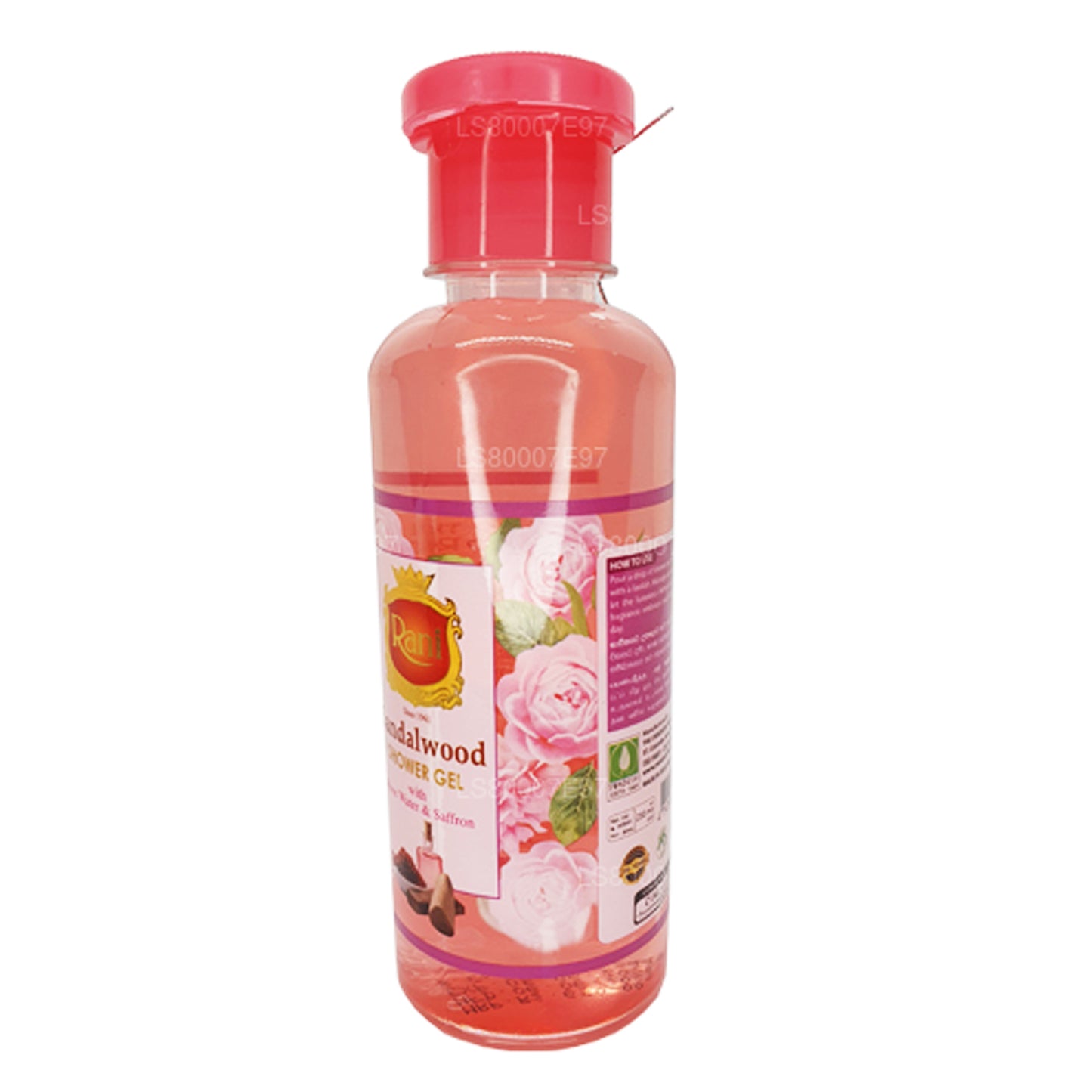 Gel doccia Swadeshi Rani Sandalwood Acqua di rose e zafferano (250 ml)