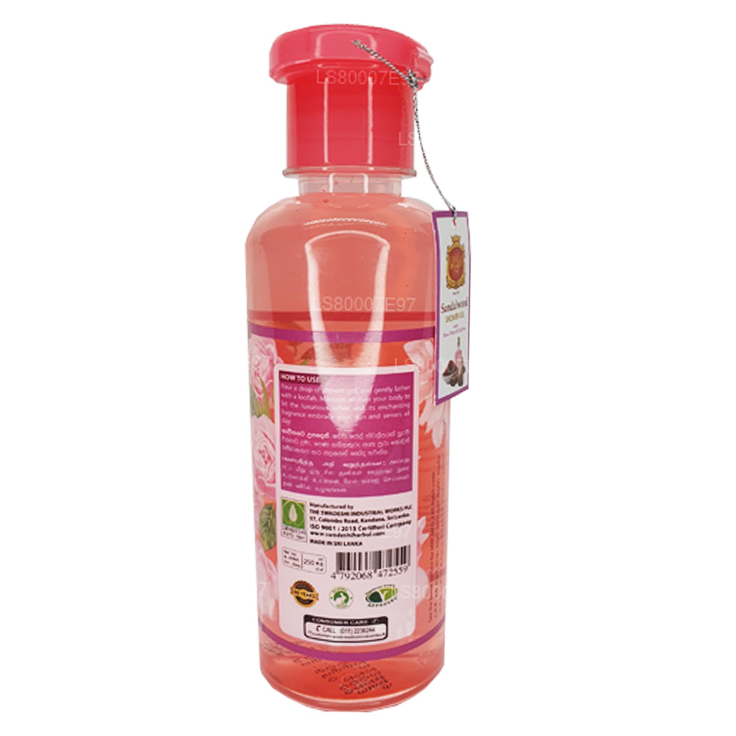 Gel doccia Swadeshi Rani Sandalwood Acqua di rose e zafferano (250 ml)