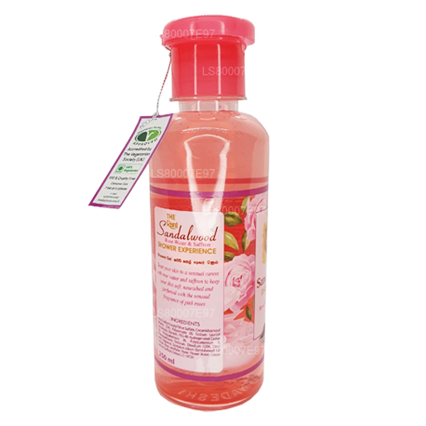 Gel doccia Swadeshi Rani Sandalwood Acqua di rose e zafferano (250 ml)