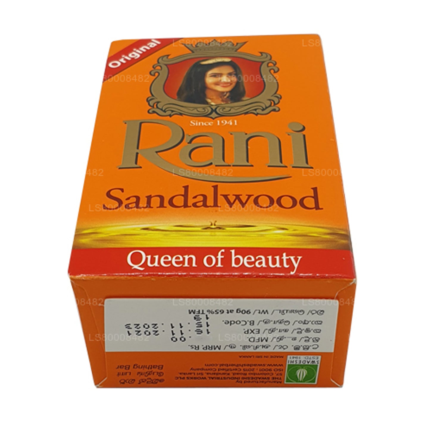 Sapone al sandalo Swadeshi Rani (90g)