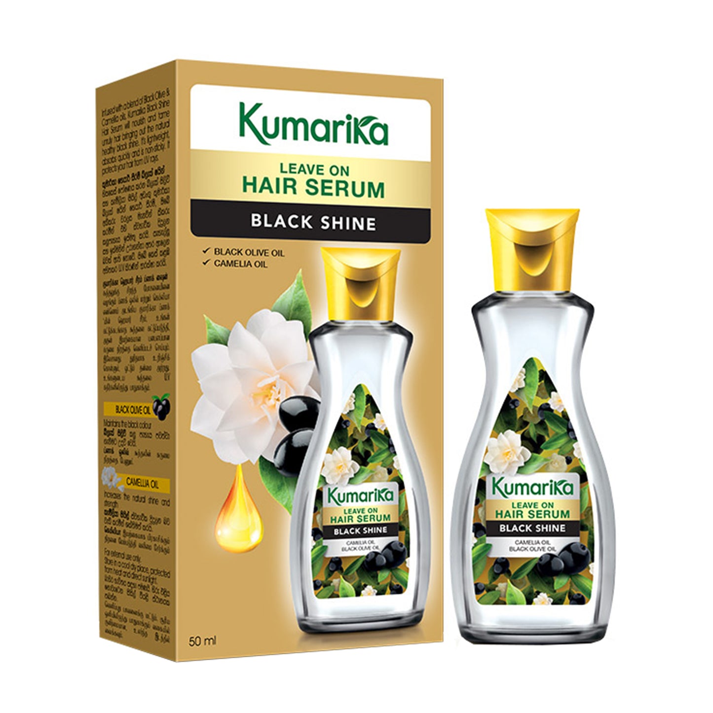 Siero per capelli Kumarika Black Shine (50ml)