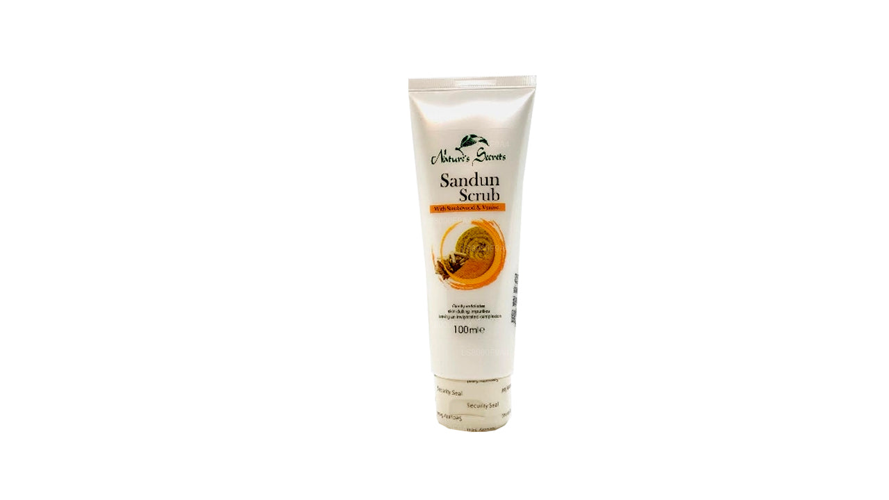 Nature`s Secrets Sandun Scrub con legno di sandalo e Venivel (100ml)