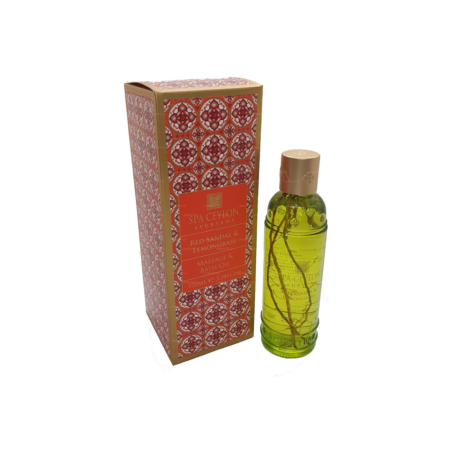 Sandalo rosso, citronella e olio da bagno Spa Ceylon (150 ml)