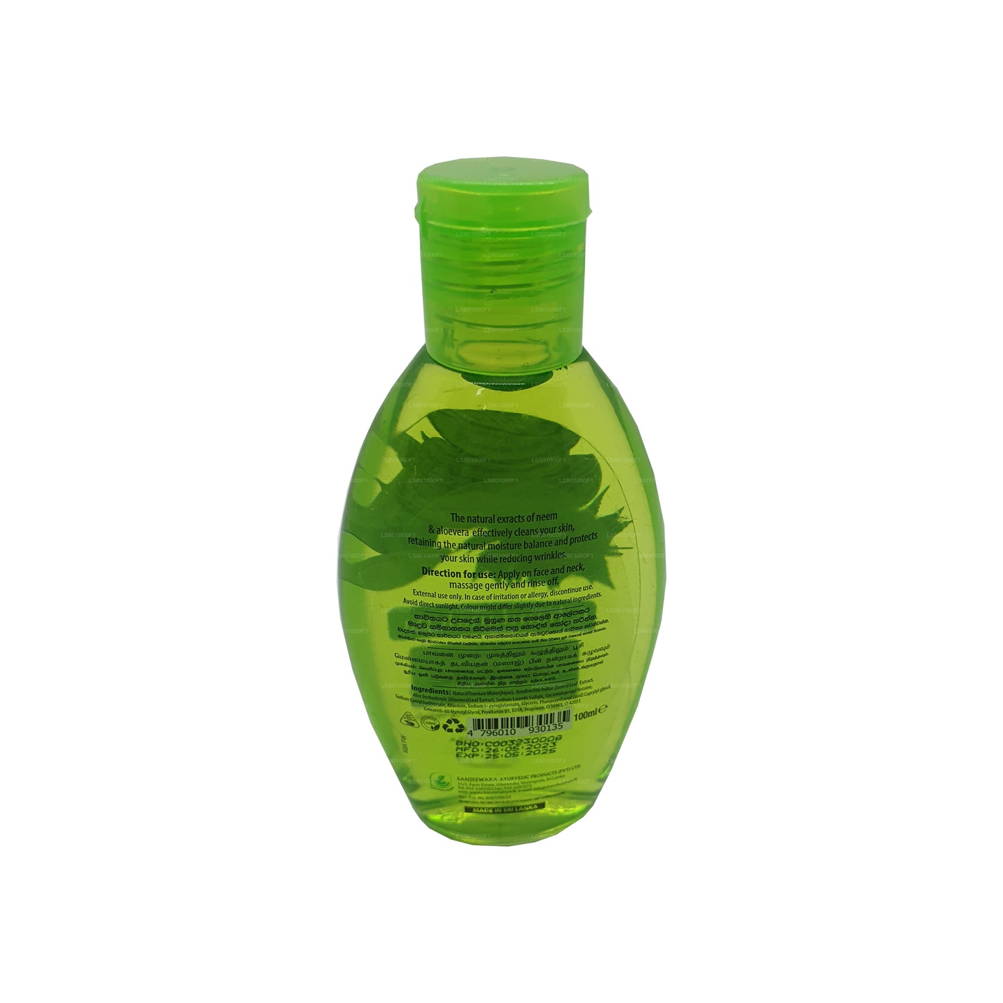 Detergente viso Chandanalepa Kohomba e Komarika (100ml)