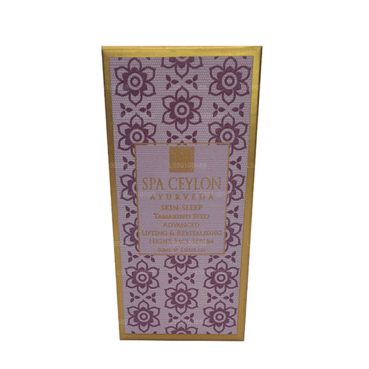 Spa Ceylon Skin Sleep Tamarind Seed, siero viso da notte avanzato lifting e rivitalizzante (30 ml)