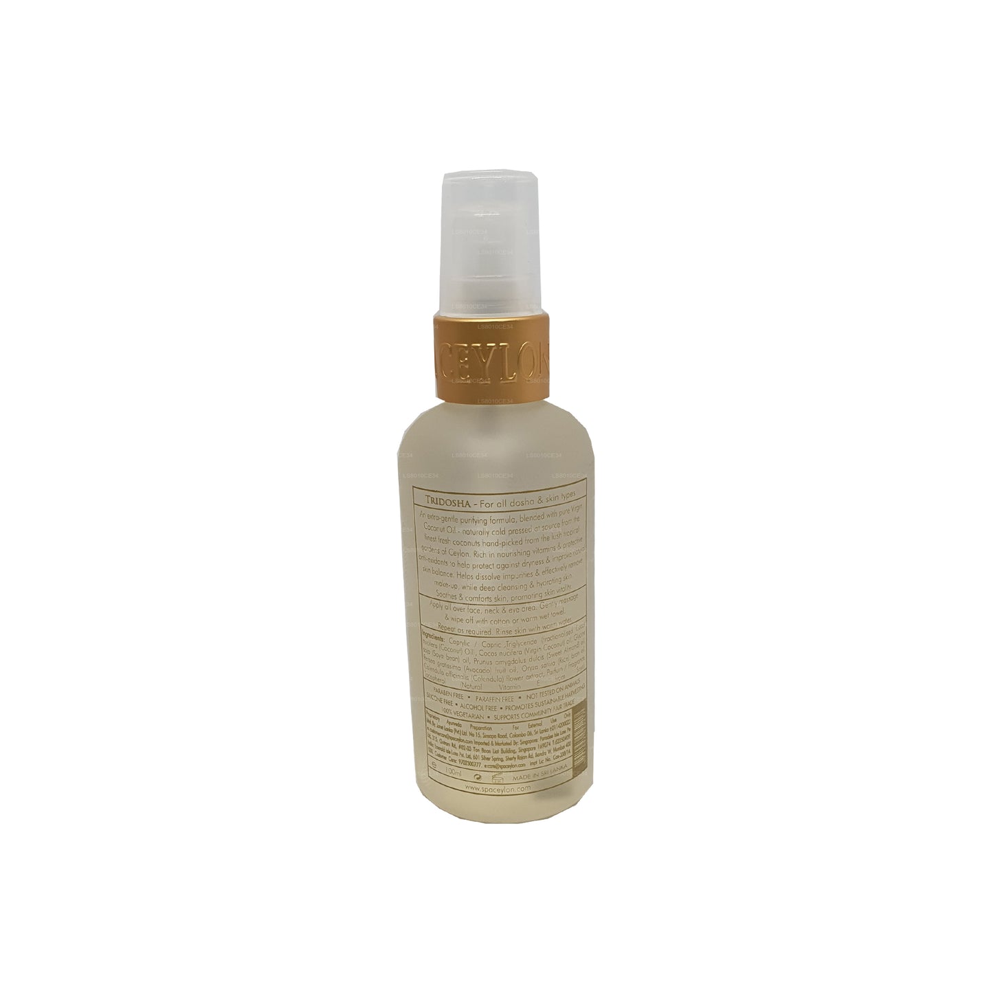 Spa Ceylon Virgin Coconut - Olio detergente per il viso (100ml)