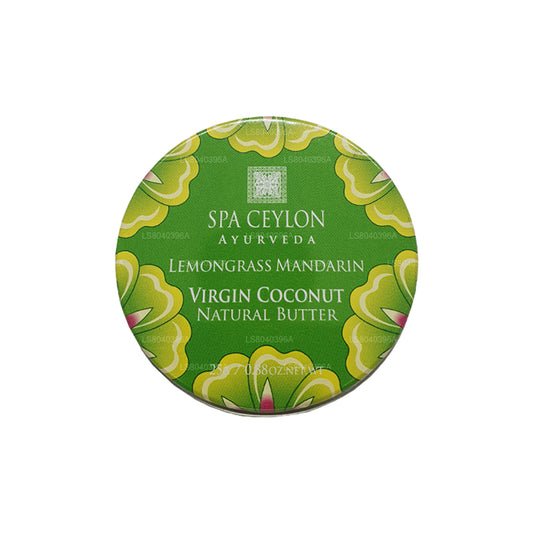 Spa Ceylon, burro naturale alla citronella, mandarino e cocco vergine (25 g)